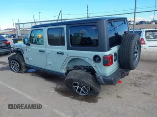 2024 Jeep Wrangler Rubicon с VIN 1C4PJXFG2RW307706, выставлен на аукционе IAAI как лот 41355608 с пробегом 13 378 миль миль и . История ставок и продаж доступна на DreamBid. Изображение 3.