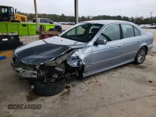 2002 BMW 5 Series 530iA with VIN WBADT63422CH88985, listed as a Copart auction lot 79053174 with 0 mi miles and Salvage Title. Bid and sale history available at carsss.com. Image 1.