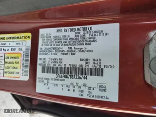 2014 Ford Fusion S with VIN 3FA6P0G78ER336744, listed as a Copart auction lot 88906015 with 86,351 mi miles and Salvage Title. Bid and sale history available at carsss.com. Image 12.
