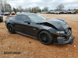 2022 Ford Mustang GT with VIN 1FA6P8CF4N5134479, listed as a Copart auction lot 50266095 with 35,678 mi miles and Salvage Title. Bid and sale history available at carsss.com. Image 4.