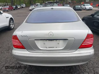 2002 Mercedes-Benz S-Class 5.0L with VIN WDBNG75J32A241980, listed as a IAAI auction lot 41971627 with 160,634 mi miles. Bid and sale history available at carsss.com. Image 16.