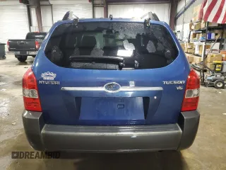 2005 Hyundai Tucson GLS with VIN KM8JN12D05U045964, listed as a Copart auction lot 75753334 with 146,530 mi miles and Salvage Title. Bid and sale history available at carsss.com. Image 6.
