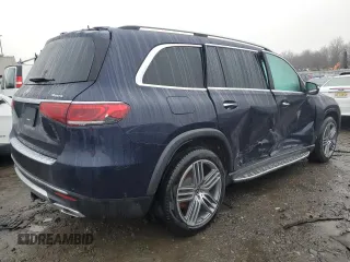 2022 Mercedes-Benz GLS with VIN 4JGFF5KE8NA738687, listed as a Copart auction lot 78847313 with 16,447 mi miles. Bid and sale history available at carsss.com. Image 3.