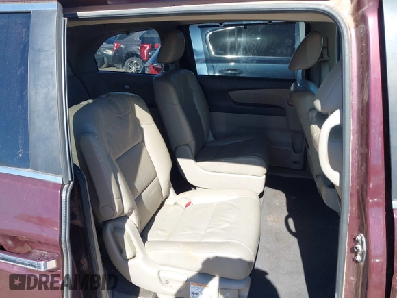 2013 Honda Odyssey EX-L with VIN 5FNRL5H61DB017398, listed as a IAAI auction lot 41689227 with 159,361 mi miles and . Bid and sale history available at carsss.com. Image 8.