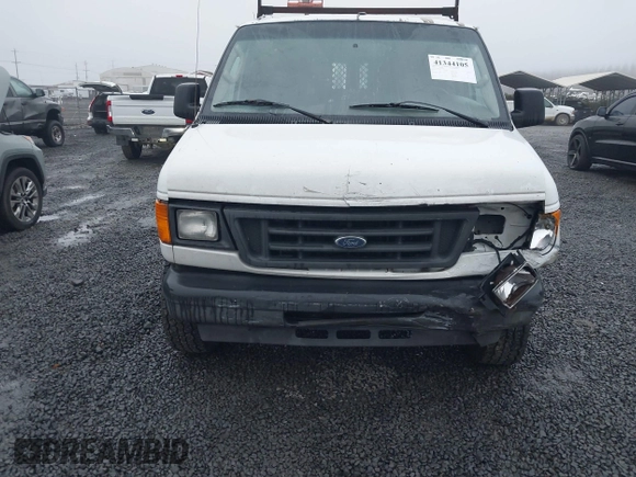 2005 Ford Econoline Cargo with VIN 1FTNE24L75HA61605, listed as a IAAI auction lot 41344105 with 156,726 mi miles. Bid and sale history available at carsss.com. Image 12.