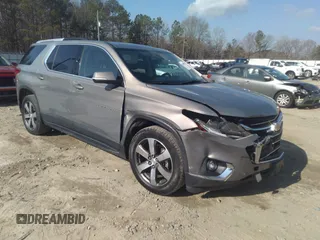 2018 Chevrolet Traverse LT z VIN 1GNERHKW2JJ188454, wystawiony jako IAAI lot #41536814 z przebiegiem 87 220 mil mil oraz . Historia ofert i sprzedaży dostępna na DreamBid. Obrazek 1.