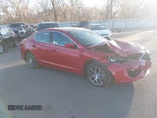 2019 Acura ILX w/Premium Pkg with VIN 19UDE2F74KA002190, listed as a IAAI auction lot 41764199 with 53,227 mi miles. Bid and sale history available at carsss.com. Image 1.
