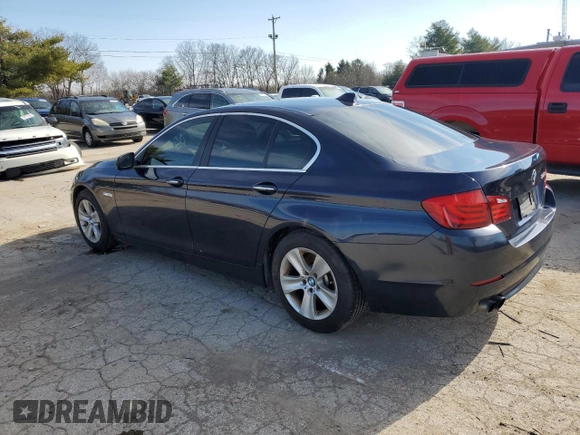 2013 BMW 5 Series 528i with VIN WBAXG5C50DDY37485, listed as a Copart auction lot 44635755 with 127,970 mi miles and Clean Title. Bid and sale history available at carsss.com. Image 2.