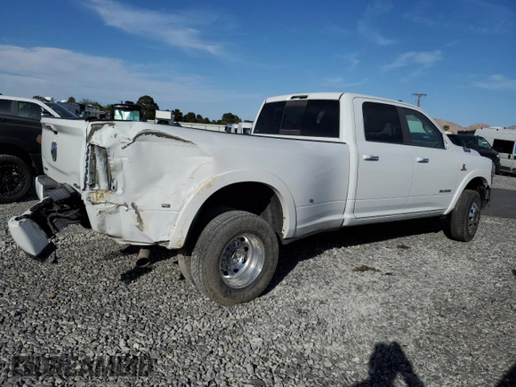 2021 Ram 3500 Laramie with VIN 3C63RRJL5MG689624, listed as a Copart auction lot 52739535 with 0 mi miles and Salvage Title. Bid and sale history available at carsss.com. Image 3.