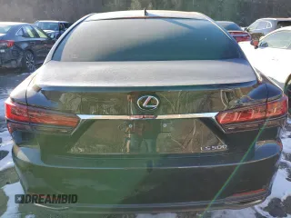2021 Lexus LS with VIN JTHD51FF1M5014484, listed as a Copart auction lot 43001885 with 37,007 mi miles and Salvage Title. Bid and sale history available at carsss.com. Image 6.