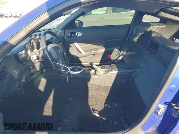 2007 Nissan 350Z with VIN JN1BZ34D27M506173, listed as a Copart auction lot 77497444 with 75,005 mi miles and Non Repairable. Bid and sale history available at DreamBid. Image 7.