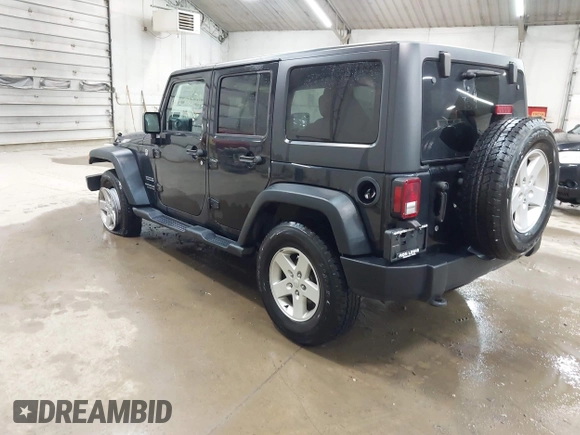 2017 Jeep Wrangler Unlimited Sport with VIN 1C4BJWDG6HL701149, listed as a IAAI auction lot 42678079 with 101,073 mi miles and . Bid and sale history available at DreamBid. Image 3.