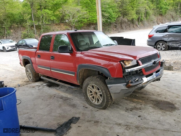 2005 Chevrolet Silverado 1500 Z71 with VIN 2GCEK13T651276674, listed as a Copart auction lot 52645065 with 157,457 mi miles and Salvage Title. Bid and sale history available at carsss.com. Image 4.