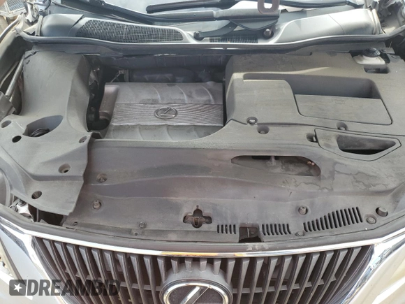 2010 Lexus RX 350 with VIN 2T2ZK1BA6AC033990, listed as a Copart auction lot 53587265 with 0 mi miles and Salvage Title. Bid and sale history available at carsss.com. Image 12.