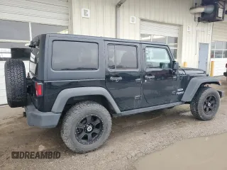 2014 Jeep Wrangler Unlimited Sport with VIN 1C4BJWDG2EL319714, listed as a Copart auction lot 47924575 with 129,294 mi miles and Salvage Title. Bid and sale history available at DreamBid. Image 3.