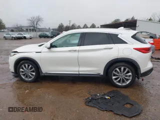 2019 Infiniti QX50 Essential with VIN 3PCAJ5M11KF143075, listed as a IAAI auction lot 41541430 with 68,774 mi miles and . Bid and sale history available at DreamBid. Image 14.
