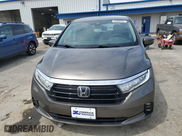 2021 Honda Odyssey EX z VIN 5FNRL6H5XMB019406, wystawiony jako Copart lot #54990945 z przebiegiem 77 941 mil mil oraz Szkoda całkowita • Salvage title. Historia ofert i sprzedaży dostępna na DreamBid. Obrazek 5.