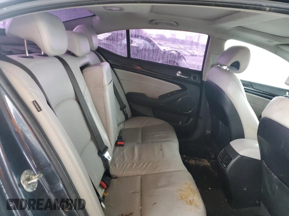 2014 Kia Cadenza Premium with VIN KNALN4D77E5140762, listed as a Copart auction lot 83987224 with 112,493 mi miles and Salvage Title. Bid and sale history available at carsss.com. Image 10.