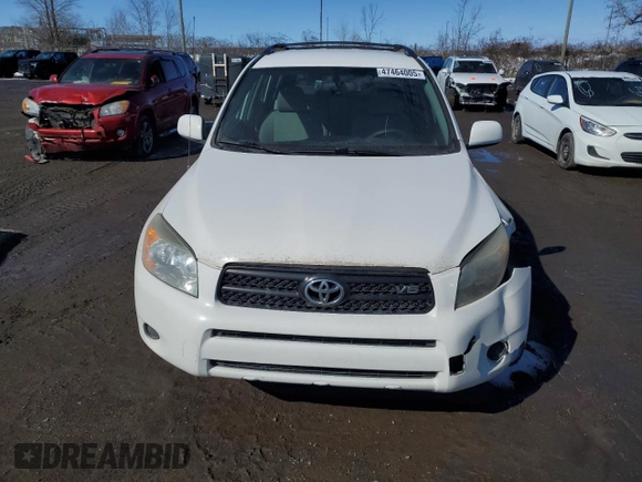 2007 Toyota RAV4 with VIN JTMBK33V075030673, listed as a Copart auction lot 47464005 with 335,611 mi miles and Salvage Title. Bid and sale history available at carsss.com. Image 5.