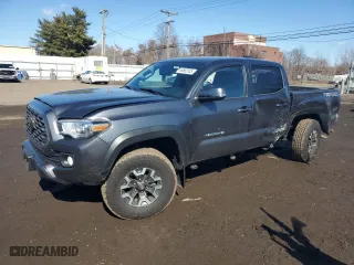 2023 Toyota Tacoma 4WD SR with VIN 3TMCZ5AN5PM552045, listed as a Copart auction lot 46682005 with 20,023 mi miles and Salvage Title. Bid and sale history available at carsss.com. Image 1.