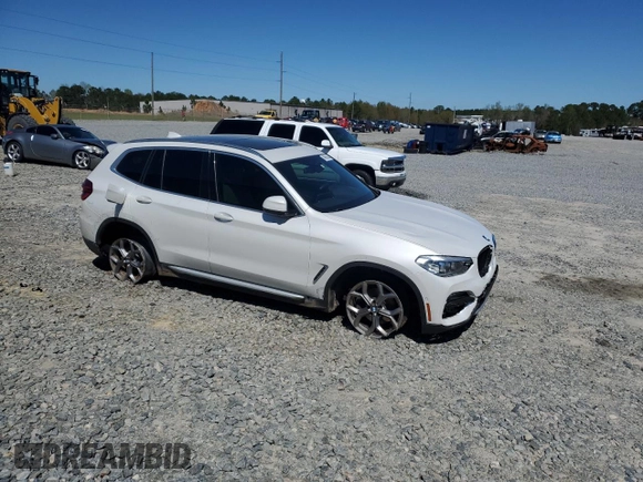 2021 BMW X3 sDrive30i z VIN 5UXTY3C08M9D73308, wystawiony jako Copart lot #49086395 z przebiegiem 66 090 mil mil oraz Szkody całkowita. Historia ofert i sprzedaży dostępna na DreamBid. Obrazek 4.