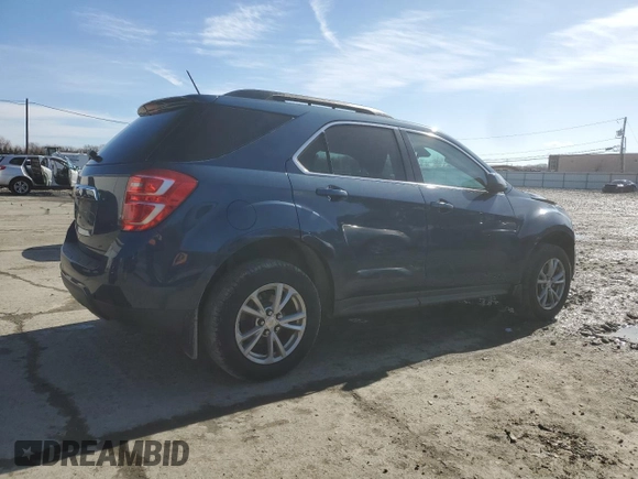2017 Chevrolet Equinox LT with VIN 2GNALCEK2H6132212, listed as a Copart auction lot 50062105 with 54,660 mi miles and Salvage Title. Bid and sale history available at carsss.com. Image 3.