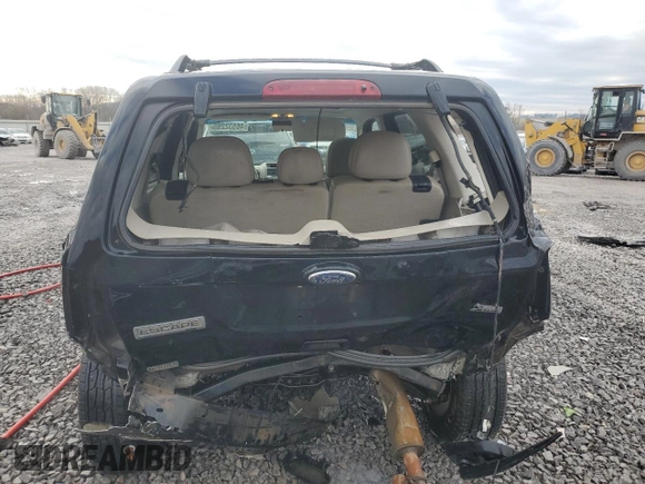 2010 Ford Escape XLT with VIN 1FMCU0DG9AKD48731, listed as a Copart auction lot 46532285 with 260,547 mi miles and Salvage Title. Bid and sale history available at carsss.com. Image 6.