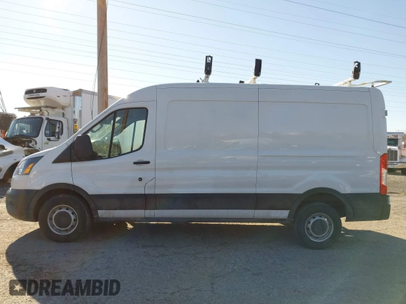 2021 Ford Transit Cargo with VIN 1FTBR1C80MKA48548, listed as a IAAI auction lot 41509103 with 87,523 mi miles and . Bid and sale history available at DreamBid. Image 14.