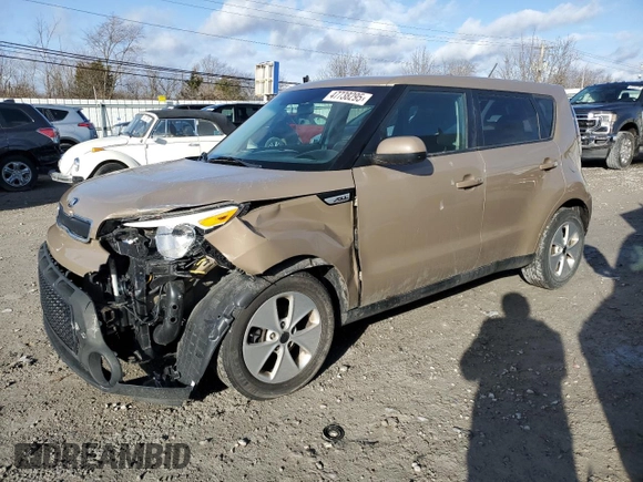 2016 Kia Soul with VIN KNDJN2A21G7294690, listed as a Copart auction lot 47738295 with 67,672 mi miles and Non Repairable. Bid and sale history available at DreamBid. Image 1.