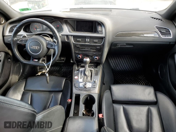 2015 Audi S4 Prestige with VIN WAUKGAFLXFA053851, listed as a Copart auction lot 73318364 with 141,847 mi miles and Salvage Title. Bid and sale history available at carsss.com. Image 8.