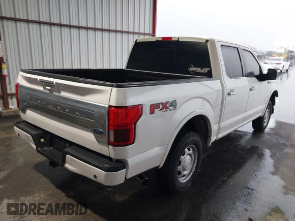 2018 Ford F-150 XL with VIN 1FTEW1E5XJFE46170, listed as a IAAI auction lot 42189558 with 132,699 mi miles and . Bid and sale history available at DreamBid. Image 4.