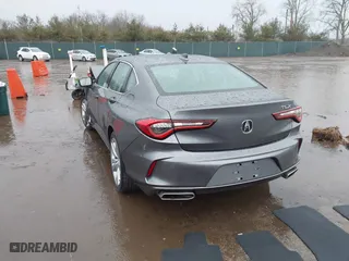 2023 Acura TLX w/Technology Package with VIN 19UUB5F4XPA003979, listed as a IAAI auction lot 41717591 with 17,019 mi miles. Bid and sale history available at carsss.com. Image 3.