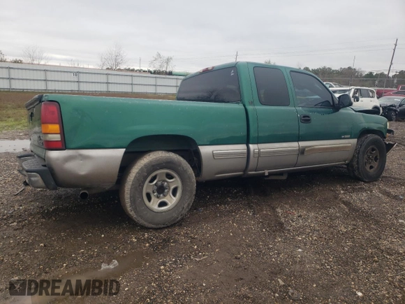 2000 Chevrolet Silverado 1500 LS with VIN 2GCEC19V8Y1349392, listed as a Copart auction lot 88046875 with 0 mi miles and Salvage Title. Bid and sale history available at carsss.com. Image 3.