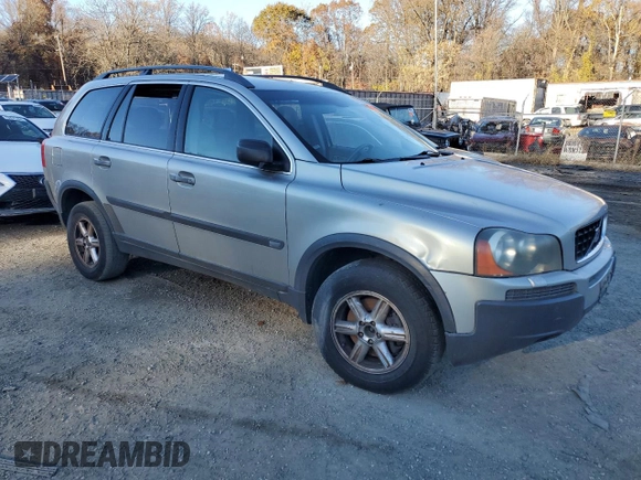 2003 Volvo XC90 with VIN YV1CM59H631007258, listed as a Copart auction lot 78830214 with 0 mi miles and Salvage Title. Bid and sale history available at carsss.com. Image 4.