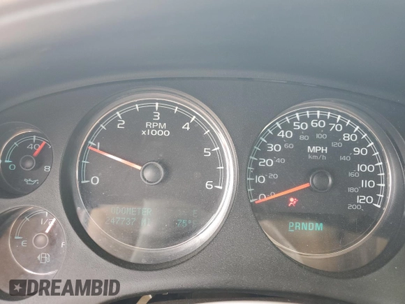 2012 Chevrolet Suburban LT with VIN 1GNSKJE77CR298049, listed as a Copart auction lot 61171865 with 247,737 mi miles and Salvage title. Bid and sale history available at DreamBid. Image 9.