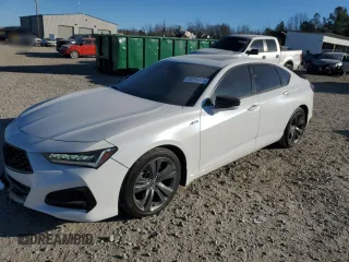 2021 Acura TLX w/A-Spec Package with VIN 19UUB5F56MA013607, listed as a Copart auction lot 89299345 with 26,428 mi miles and Salvage Title. Bid and sale history available at carsss.com. Image 1.