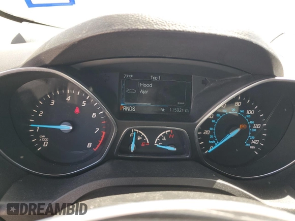 2015 Ford Escape SE with VIN 1FMCU0GXXFUB61487, listed as a Copart auction lot 52116665 with 115,921 mi miles and Salvage Title. Bid and sale history available at DreamBid. Image 9.