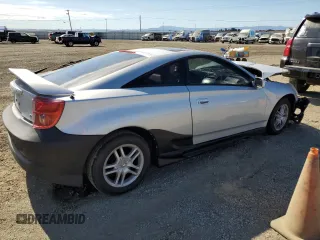 2003 Toyota Celica GT with VIN JTDDR32T330156702, listed as a Copart auction lot 76838154 with 163,692 mi miles and Salvage Title. Bid and sale history available at carsss.com. Image 3.