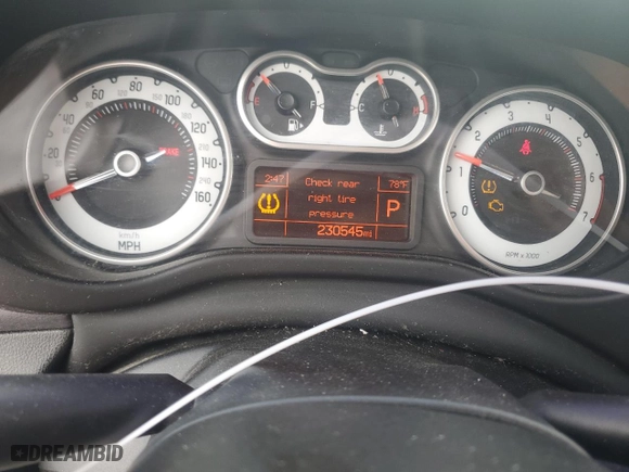 2014 FIAT 500L Lounge with VIN ZFBCFACH3EZ002687, listed as a Copart auction lot 71222884 with 230,545 mi miles and Salvage Title. Bid and sale history available at carsss.com. Image 9.