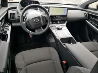 2023 Toyota bZ4X XLE with VIN JTMABACA6PA029693, listed as a Copart auction lot 66741184 with 1,437 mi miles and Salvage Title. Bid and sale history available at carsss.com. Image 8.