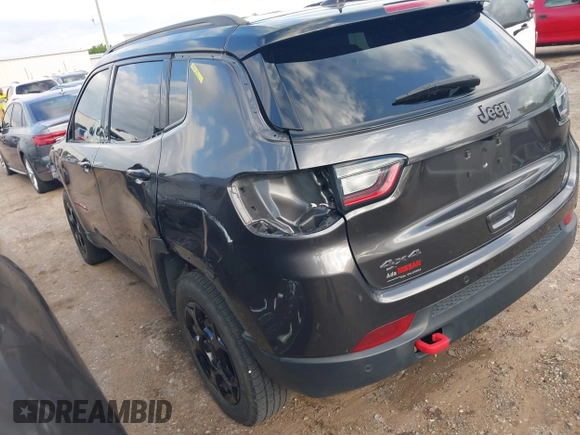 2023 Jeep Compass Trailhawk with VIN 3C4NJDDNXPT536872, listed as a IAAI auction lot 42437282 with 28,293 mi miles and . Bid and sale history available at DreamBid. Image 3.