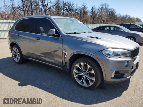 2014 BMW X5 xDrive35i with VIN 5UXKR0C54E0K51955, listed as a Copart auction lot 50051535 with 132,871 mi miles and Salvage Title. Bid and sale history available at carsss.com. Image 4.