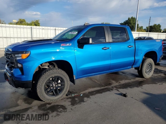 2022 Chevrolet Silverado 1500 Custom Trail Boss with VIN 3GCPDCEKXNG523480, listed as a Copart auction lot 73428924 with 26,081 mi miles and Clean Title. Bid and sale history available at carsss.com. Image 1.