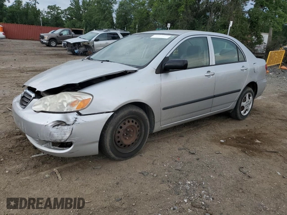 2006 Toyota Corolla CE with VIN JTDBR32E160091295, listed as a Copart auction lot 64252645 with 107,446 mi miles and Clean title. Bid and sale history available at DreamBid. Image 1.