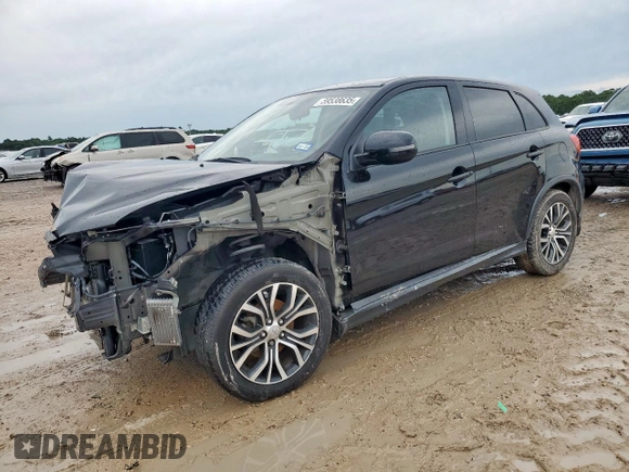 2018 Mitsubishi Outlander ES z VIN JA4AP3AU0JU011300, wystawiony jako Copart lot #59538635 z przebiegiem 73 434 mil mil oraz Szkoda całkowita • Salvage title. Historia ofert i sprzedaży dostępna na DreamBid. Obrazek 1.