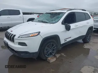 2016 Jeep Cherokee Latitude with VIN 1C4PJLCS4GW258930, listed as a IAAI auction lot 41944239 with 87,900 mi miles. Bid and sale history available at carsss.com. Image 2.