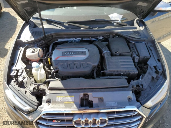 2017 Audi S3 Premium Plus with VIN WAUB1GFF7H1019304, listed as a Copart auction lot 73039174 with 56217 miles and Salvage Title. Bid and sale history available at carsss.com. Image 11.