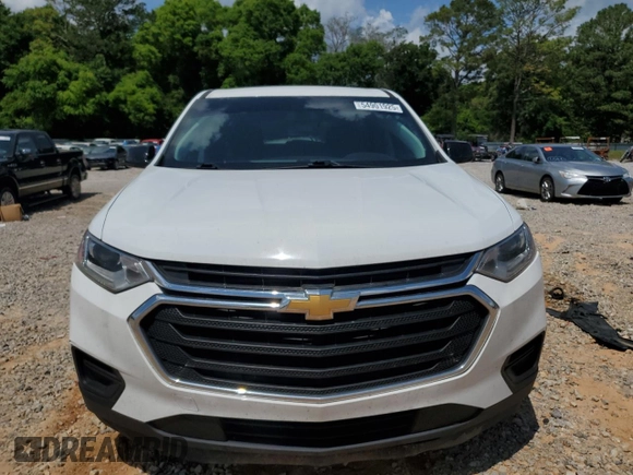 2018 Chevrolet Traverse LS z VIN 1GNERFKW3JJ203354, wystawiony jako Copart lot #54901925 z przebiegiem 110 898 mil mil oraz Szkoda całkowita • Salvage title. Historia ofert i sprzedaży dostępna na DreamBid. Obrazek 5.