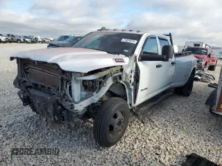 2021 Ram 3500 Tradesman with VIN 3C63RRGL3MG589464, listed as a Copart auction lot 71824574 with 108,847 mi miles and Salvage Title. Bid and sale history available at carsss.com. Image 1.