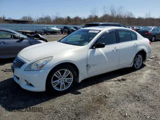 2011 Infiniti G25 Sedan x with VIN JN1DV6AR4BM450414, listed as a Copart auction lot 51837895 with 136,019 mi miles and Non Repairable. Bid and sale history available at carsss.com. Image 1.